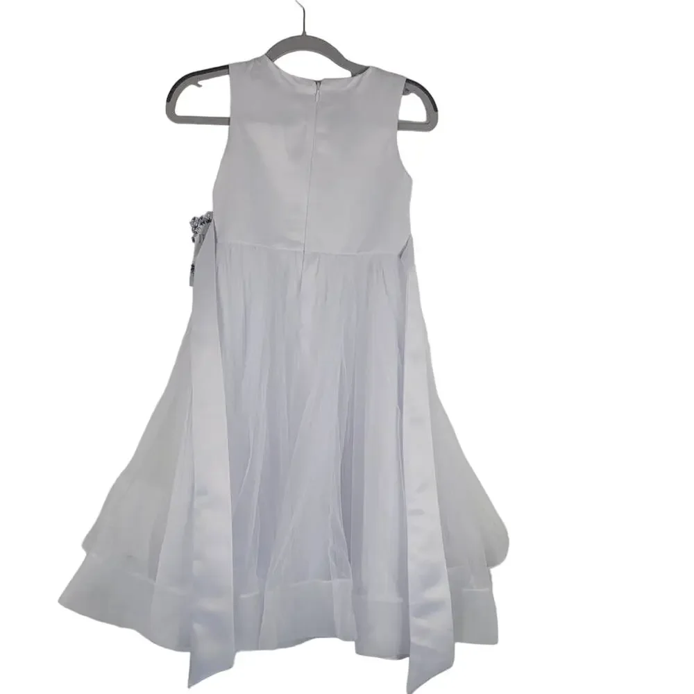 Iris and Ivy Girls Flower Girls Wedding Event First Communion Dress 8 NWT